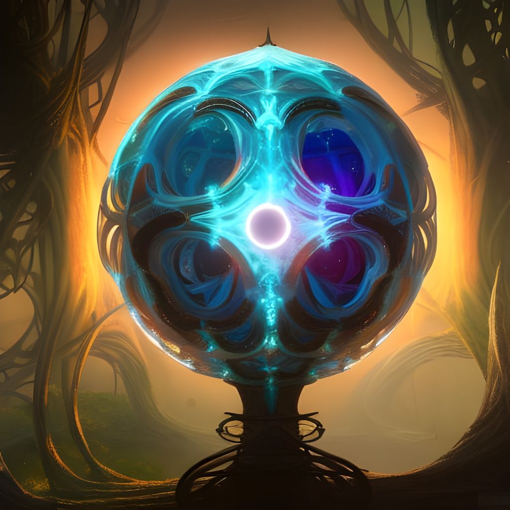 Bioluminescent Elven Structure: Magical Concept Art