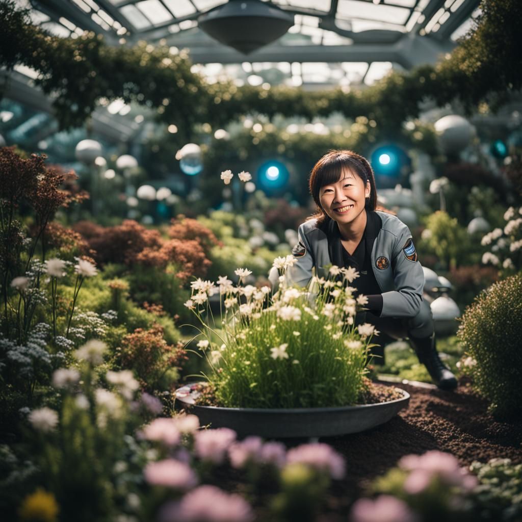 Keiko O'Brien in Starfleet Garden: Professional Photography