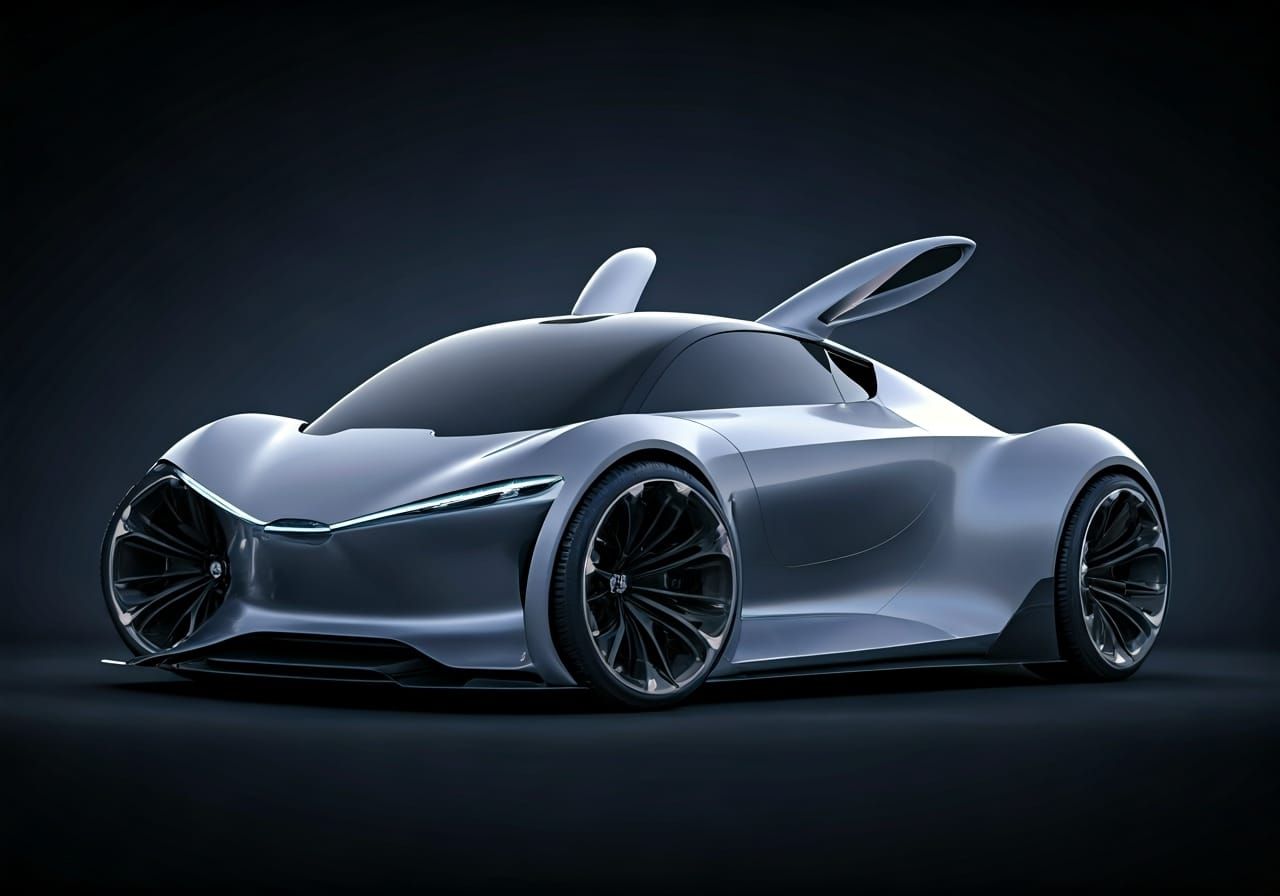 Futuristic Rabbit-Shaped Concept Car