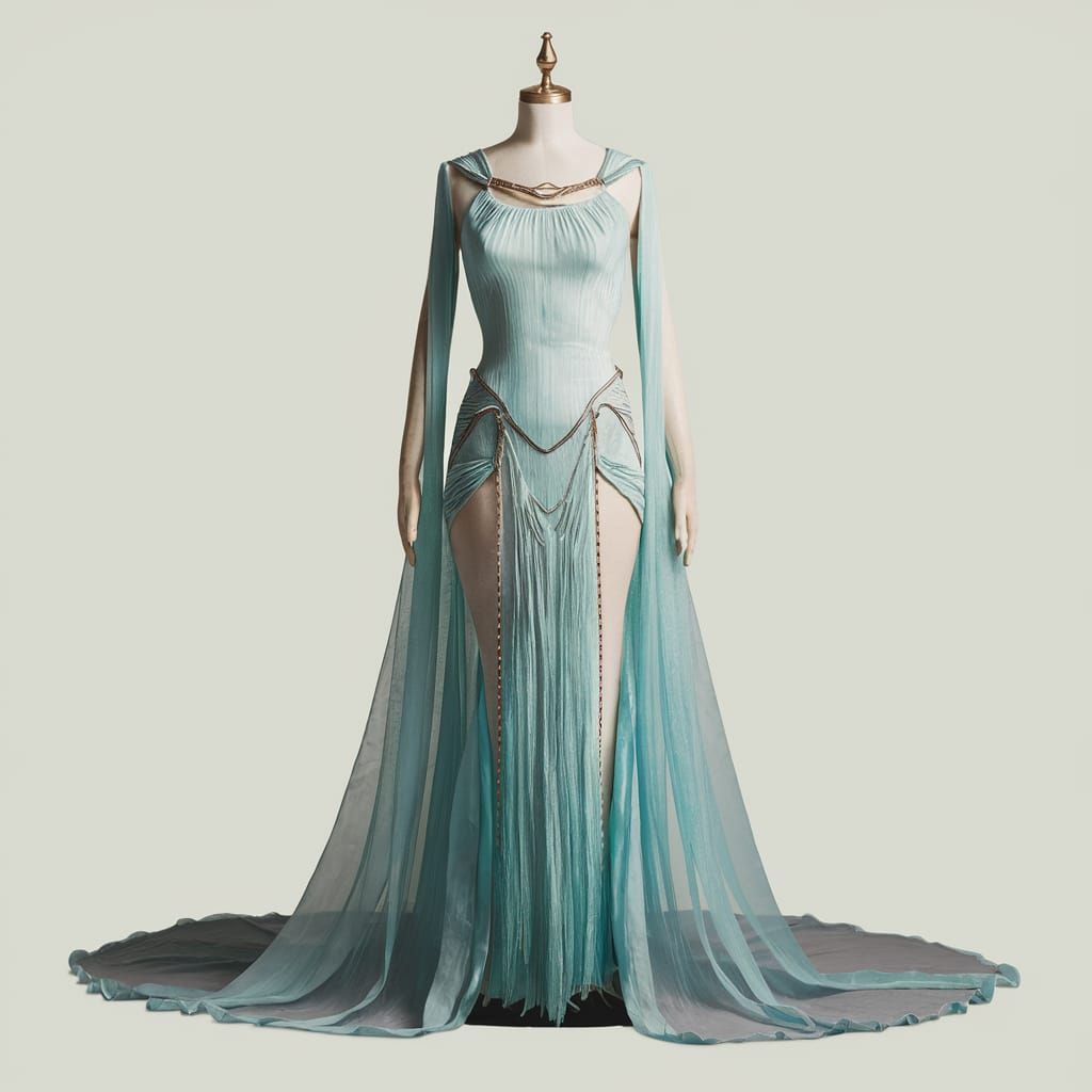 Ethereal Elvish Dress on Display