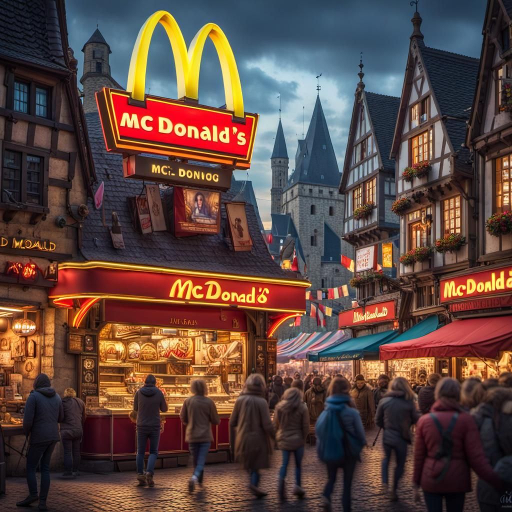 Mc Donald's everywhere I