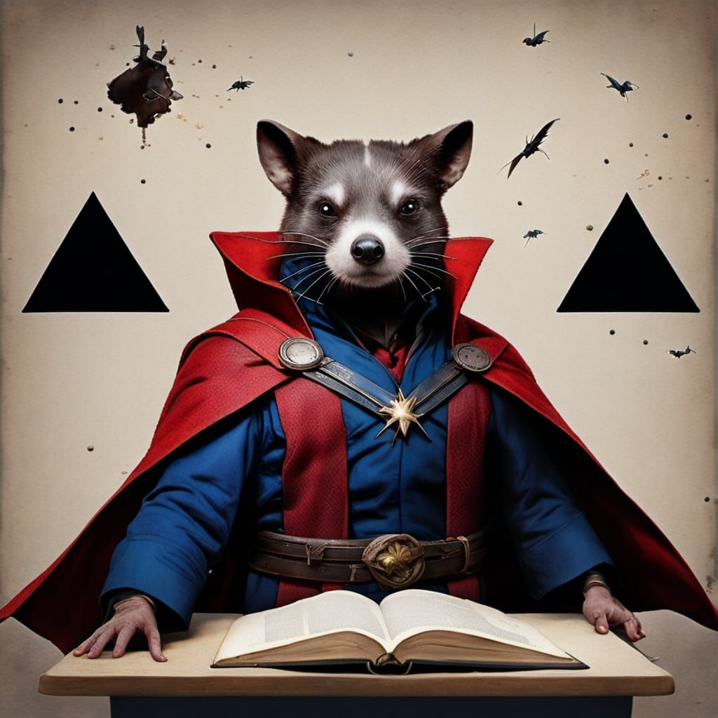 Dr. Strange in a Whimsical Multiverse of Moles