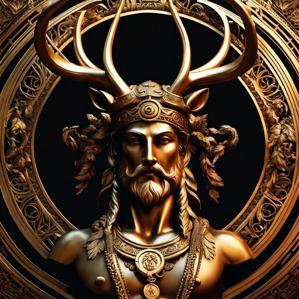 Cernunnos in his abundance aspect