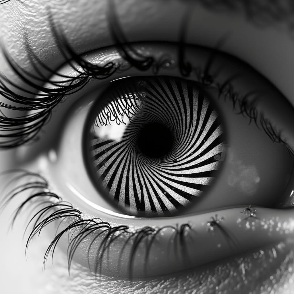 M.C. Escher Eye Illusion with Impossible Staircase