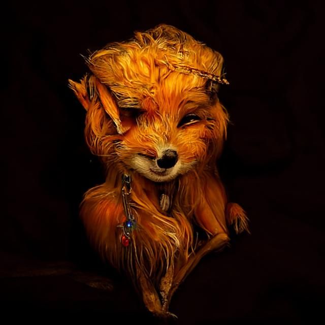 Adorable Fox's Blasphemy Lecture: Hyperrealistic 3D Art