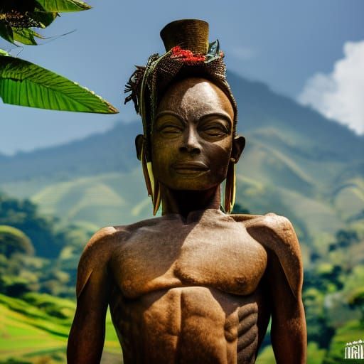 Humanoid of Calarca, Colombia in 4K