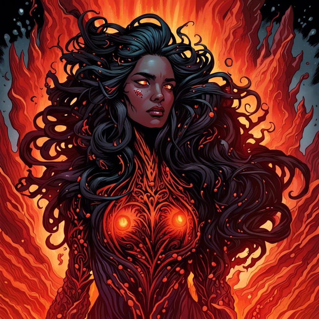 Goddess of lava