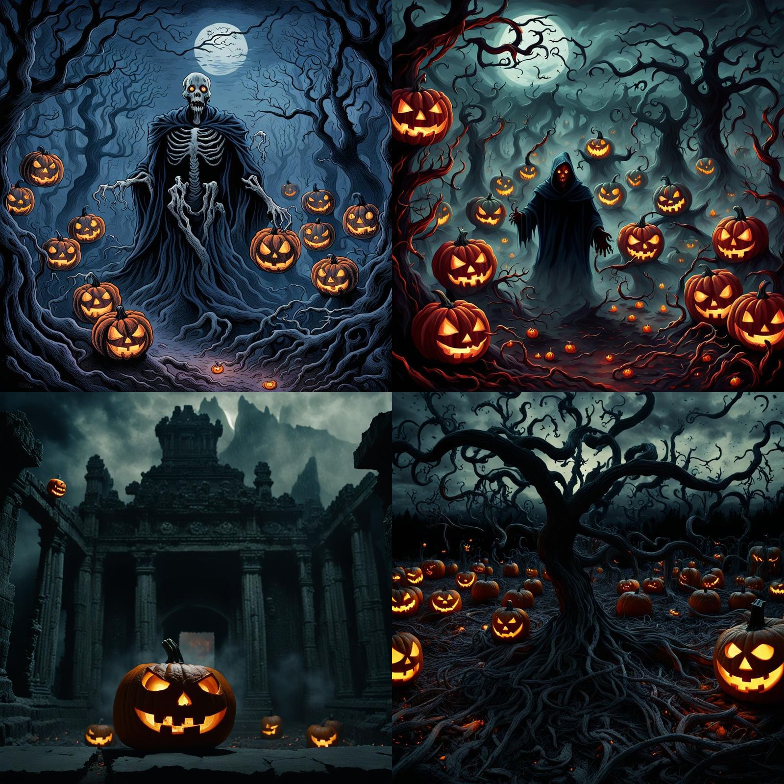 Jack-o-Lanterns vs. Ghosts: A Horror War