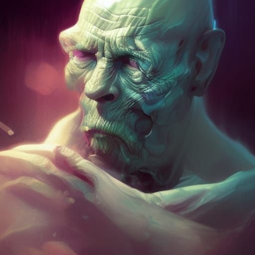 Last Human on Earth: Hyperdetailed Artstation Portrait