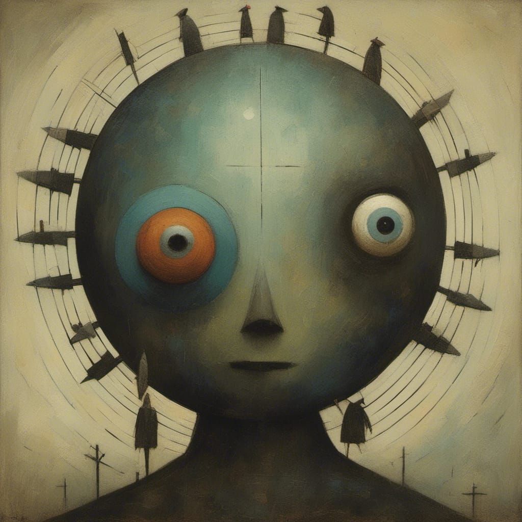 Intense Portrait with Bold Textures