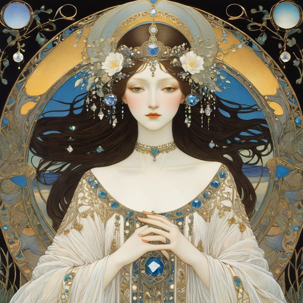 Romantic Artistic Visions of Beauty and Love