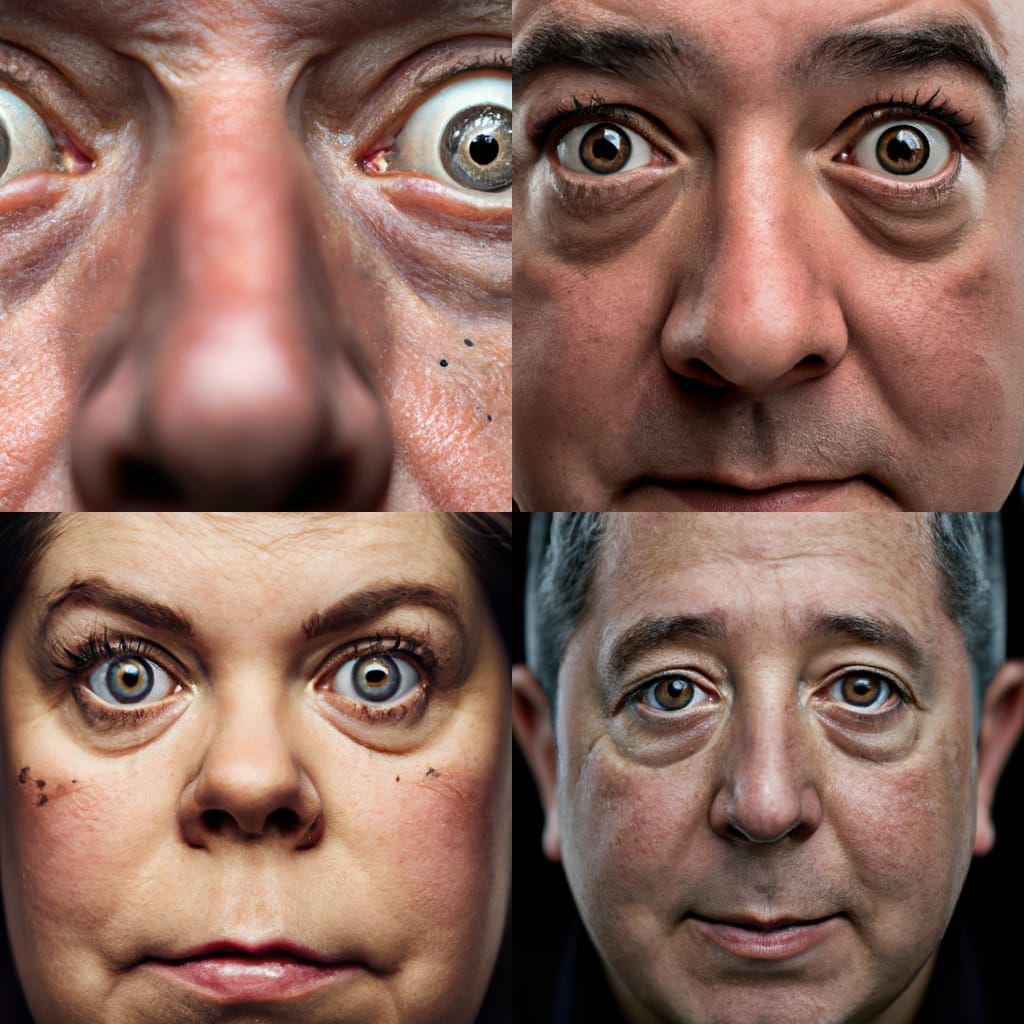 Professional Portrait in the Style of Martin Schoeller