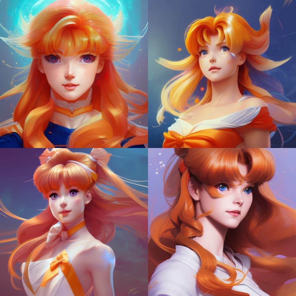 Sailor Venus Portrait in Dynamic Lighting