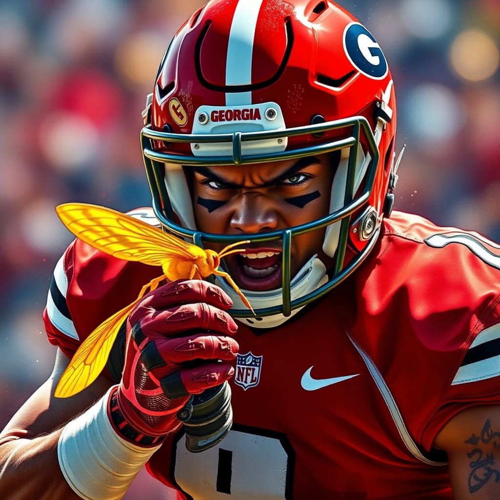 Georgia Bulldogs Football Squashes Yellow Jacket in Splash A...