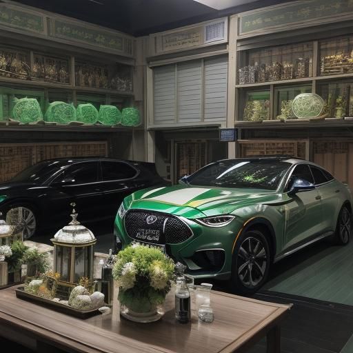 Tarantula in a Colorful Apothecary Lab