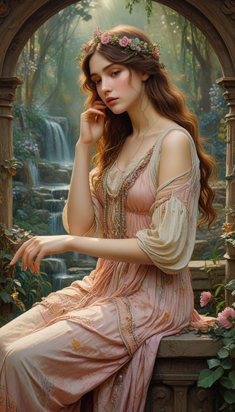 Ethereal Love Song in Whimsical Watercolour