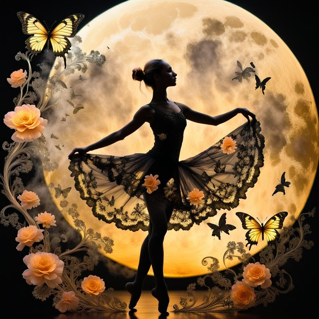 Full Moon Flower Ballerina