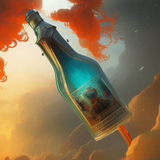 Tornado in a Bottle: Hyperdetailed Concept Art