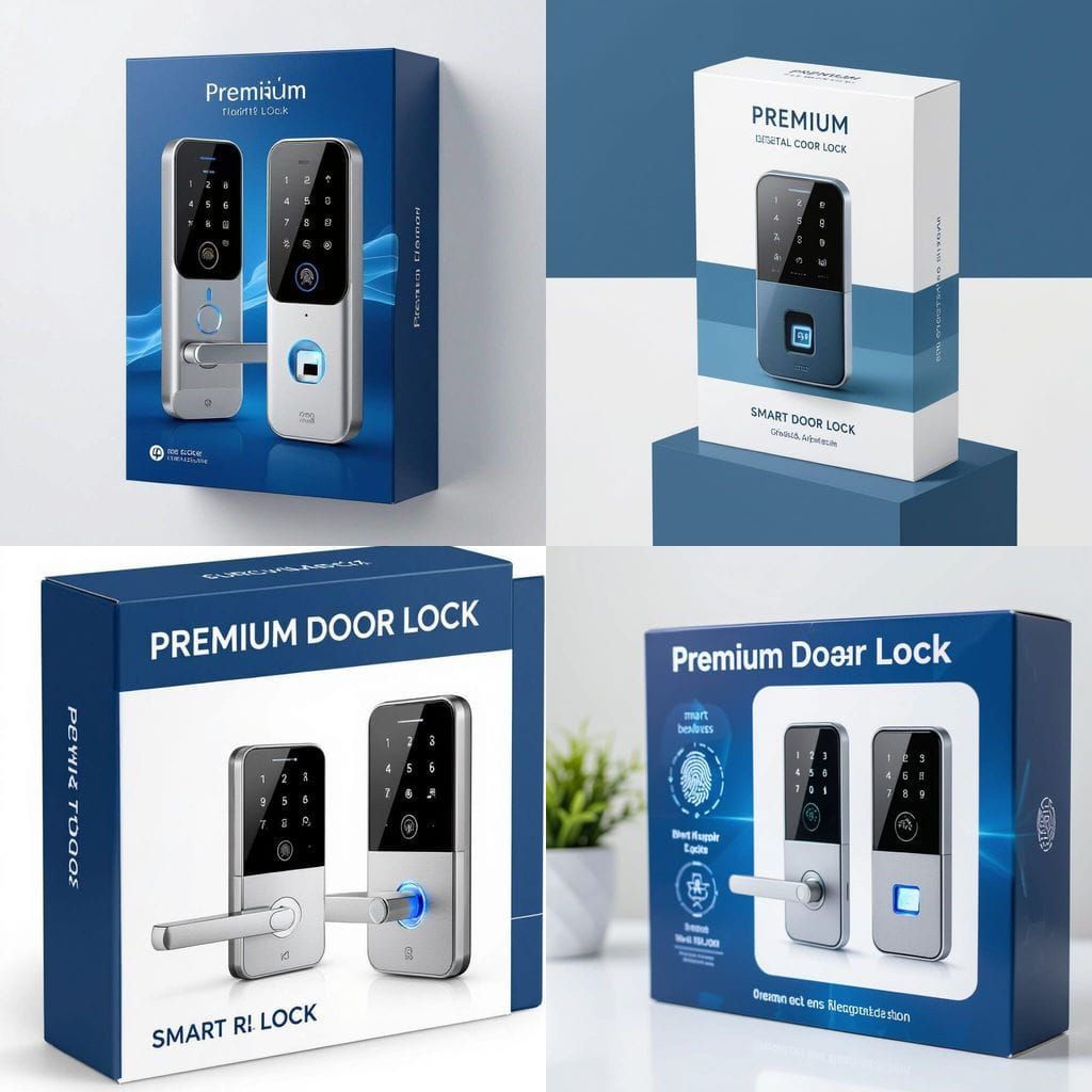 Premium Smart Lock Packaging Design