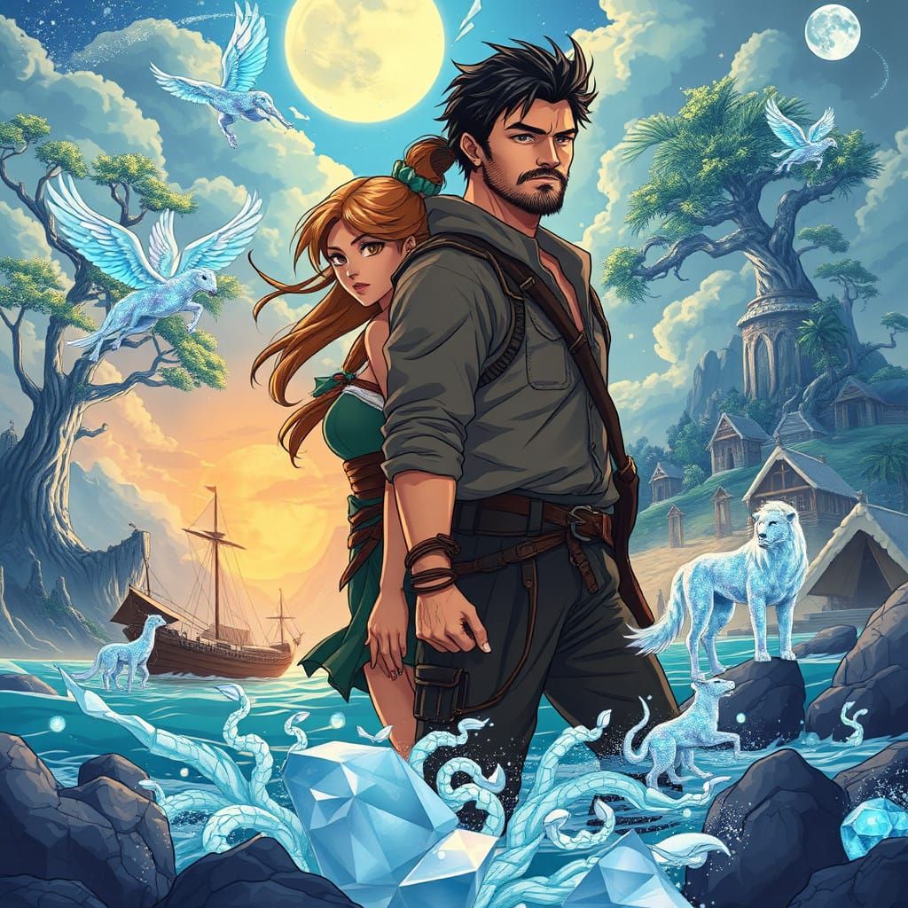 Determined Adventurers Emerge onto Enchanted Island