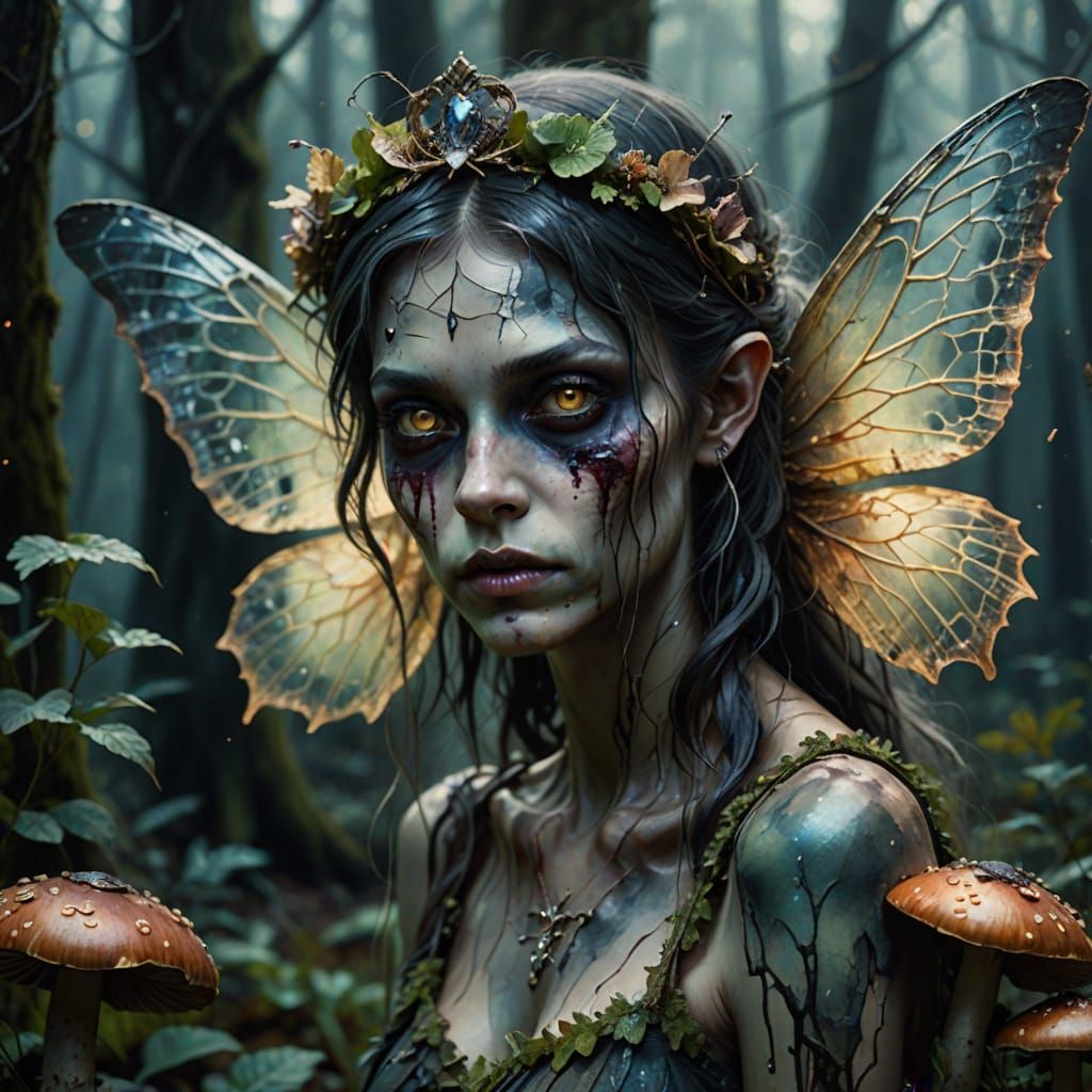 Ethereal Zombie Fairy in Whispers of Magic