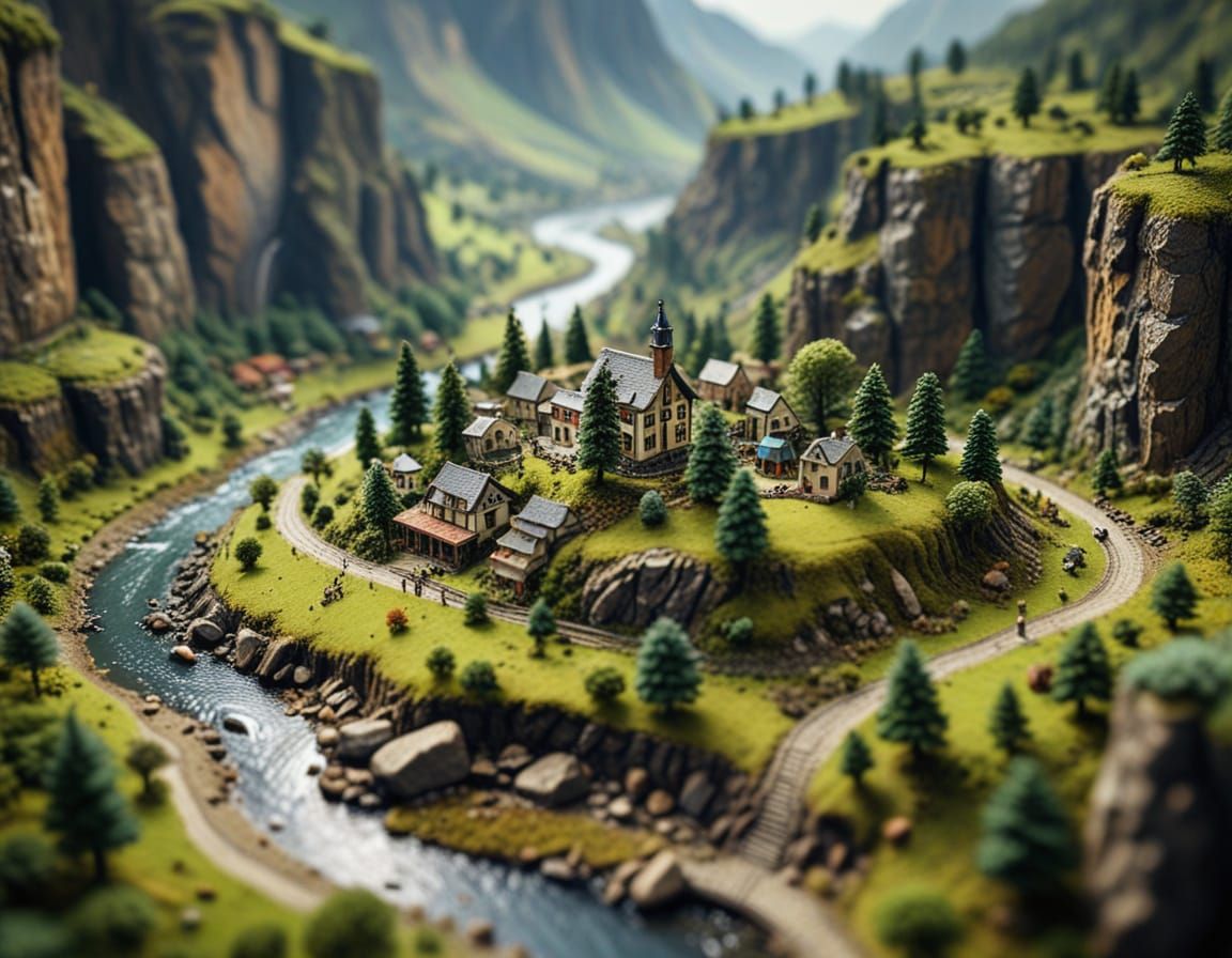 Landscape miniature