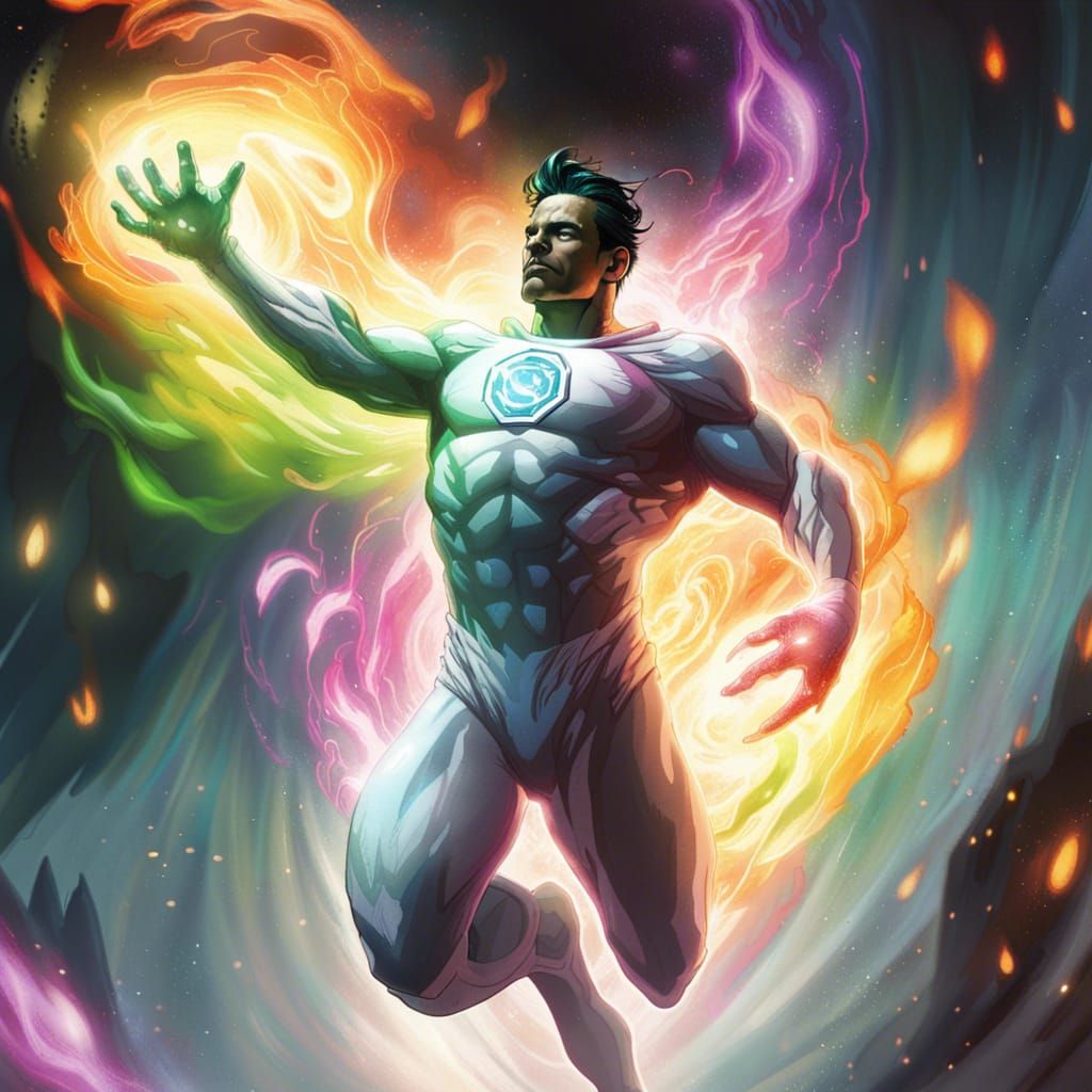 Kyle Rayner becoming White Lantern