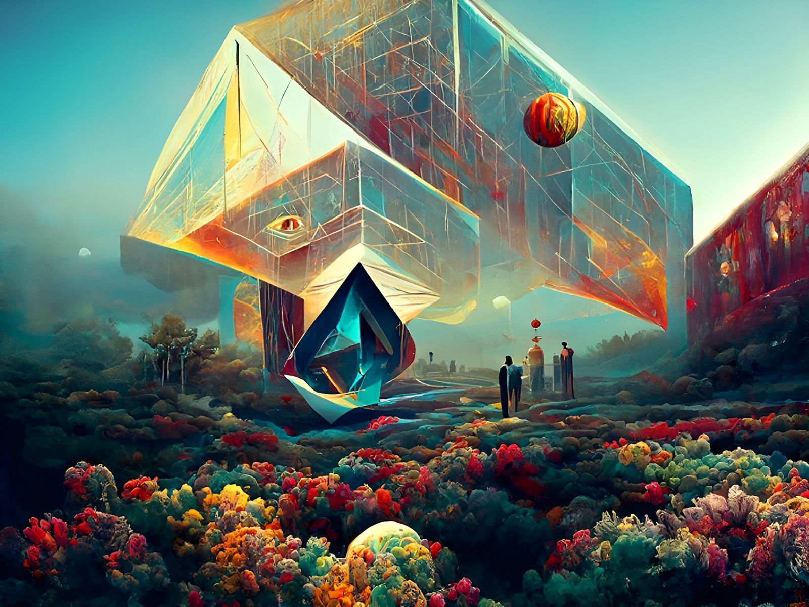 Surreal Fourth Dimension Painting in 4K