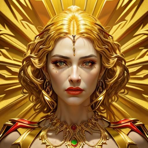 Dramatic Close-up Portrait in Baroque Style