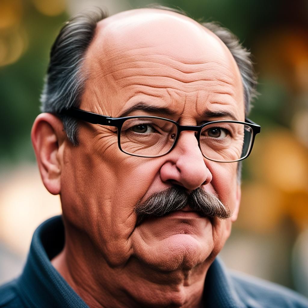 Classic Portrait of Middle-Aged Man in Natural Light