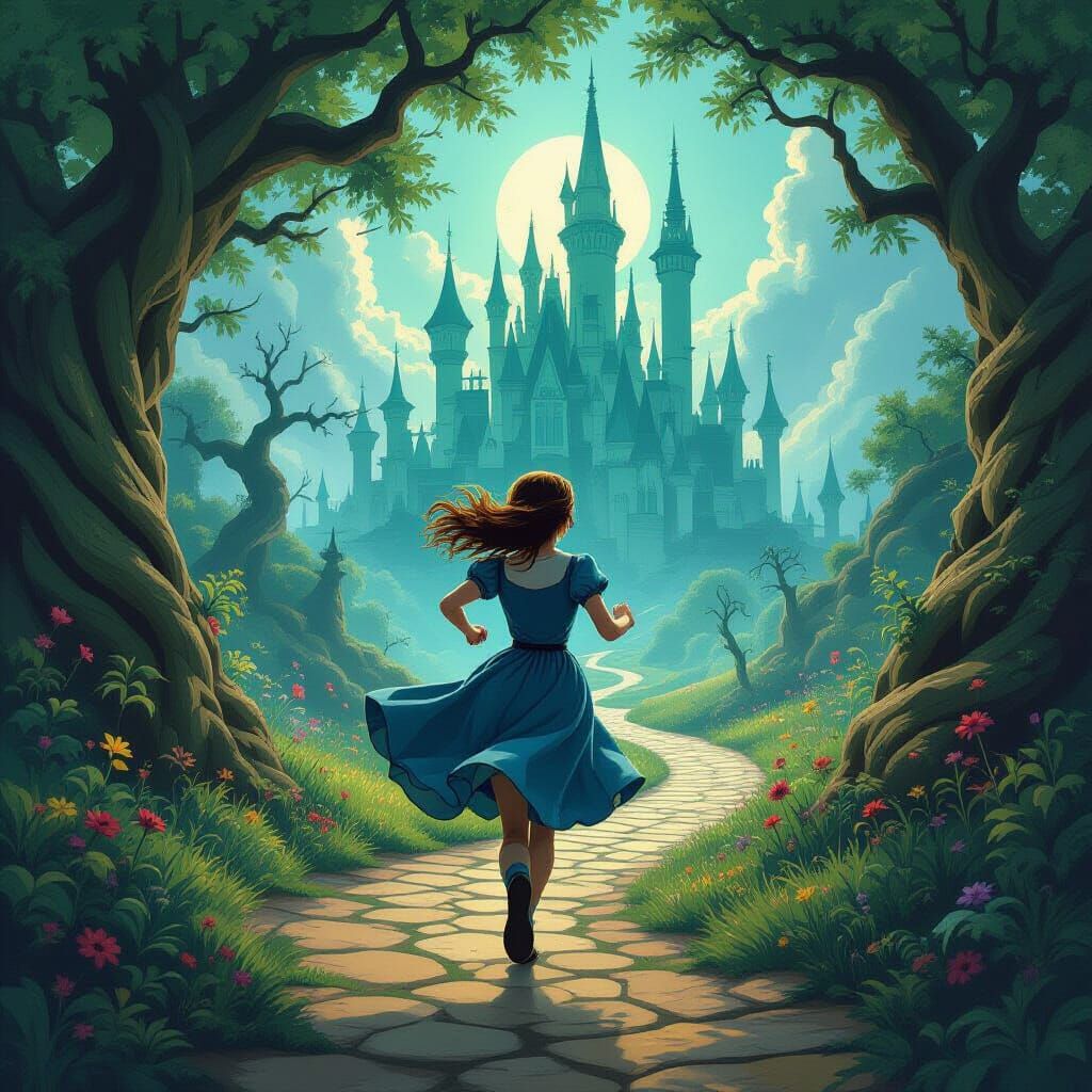 Dorothy Flees Through a Sinister, Twisted Oz