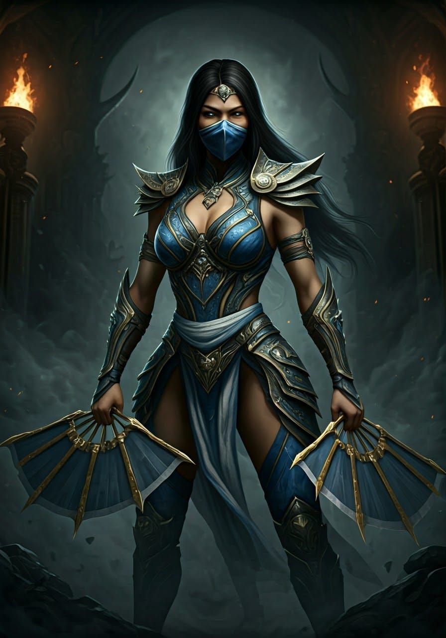 Princess Kitana Ready for Battle in Outworld