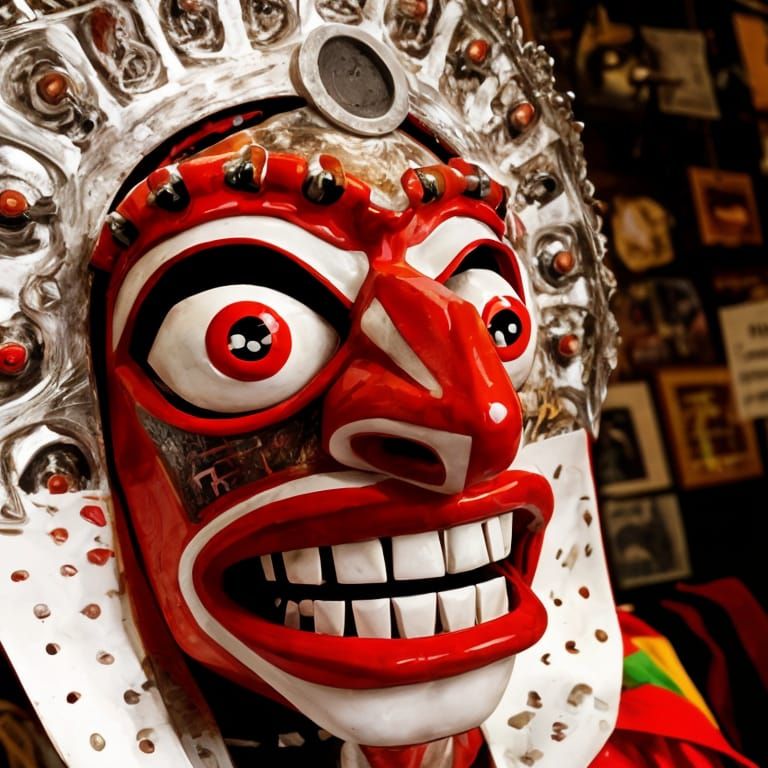 Tengu Mask: An AI Interpretation