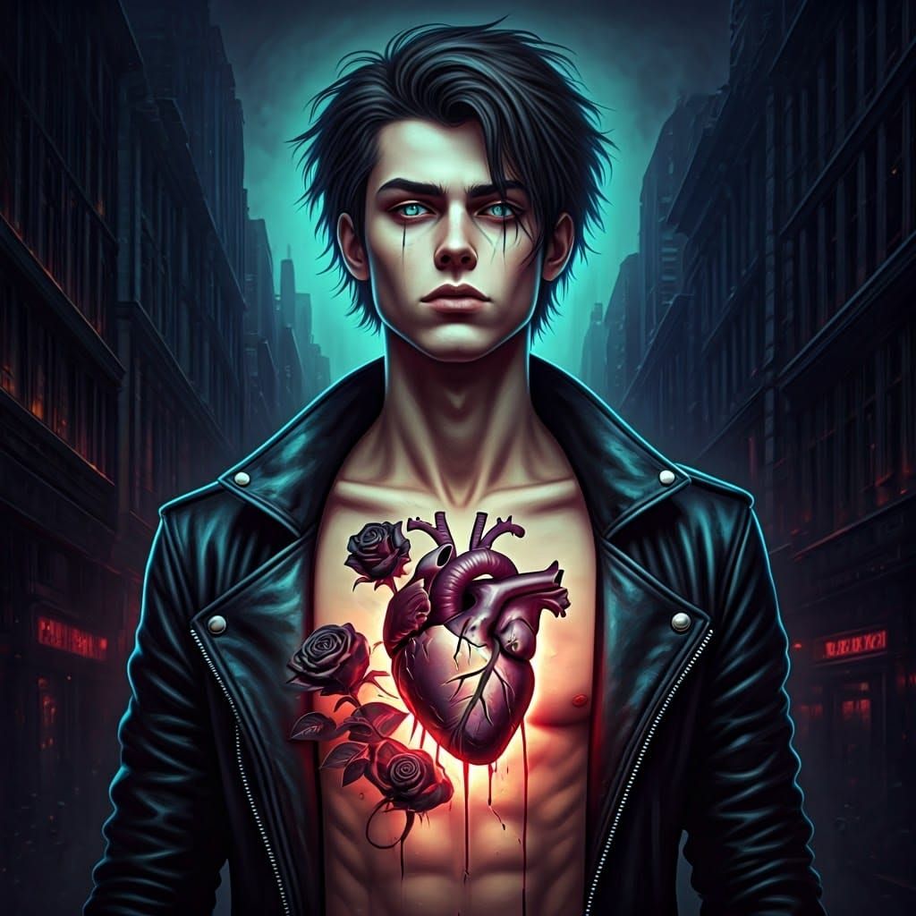 Ethereal Gothic Punk Figure in 8K Digital Art