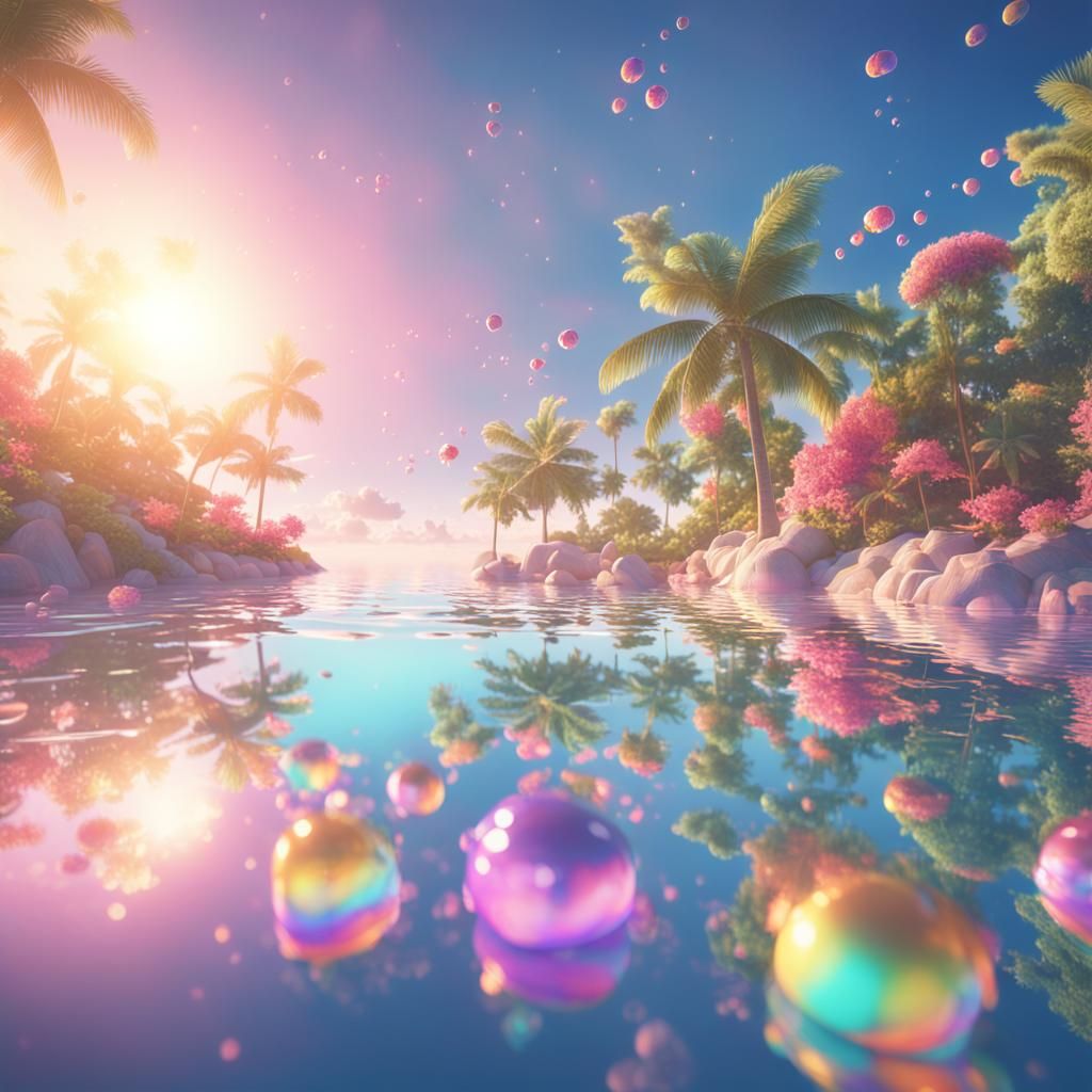 Heavenly Paradise with Vivid V-Ray Lighting