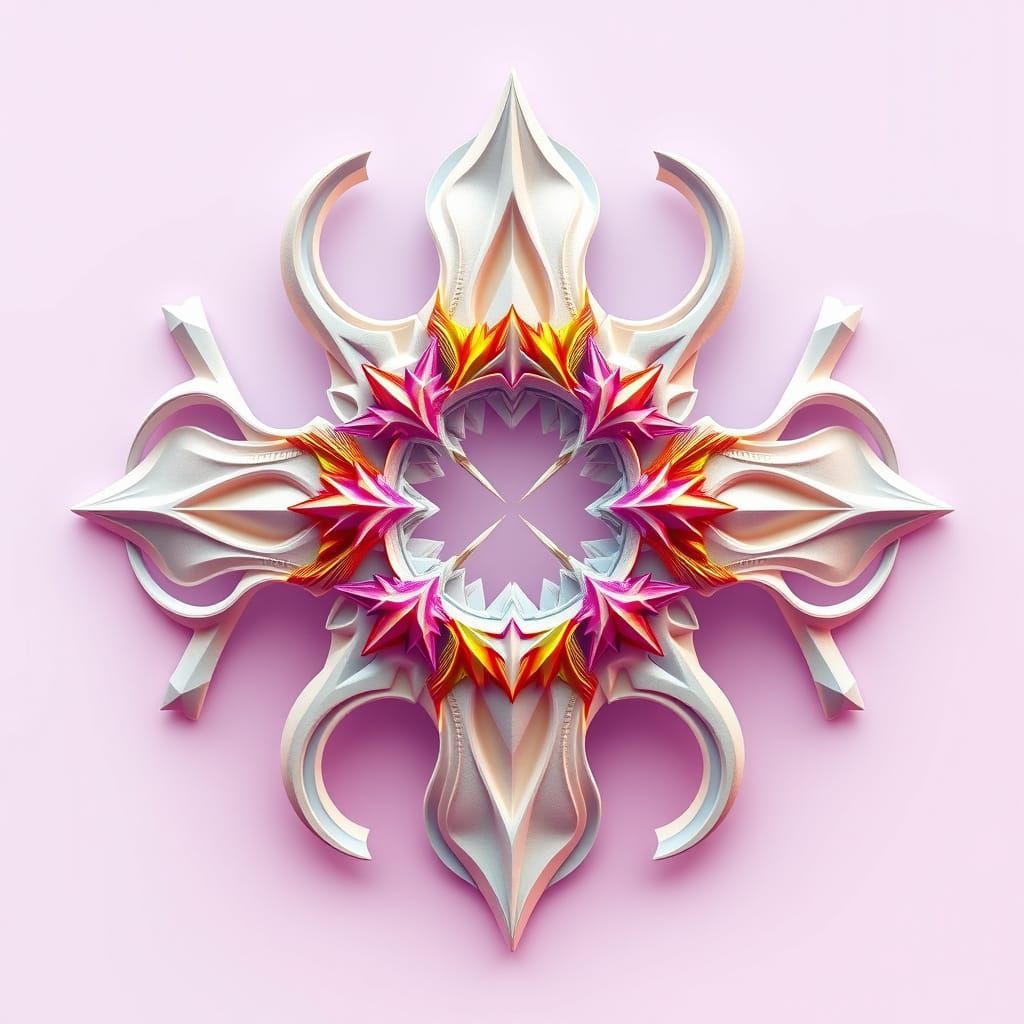 Abstract Form Embodies Resilience in Bauhaus Style