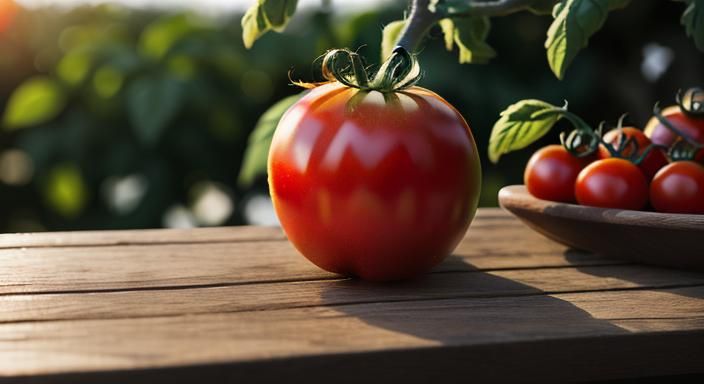 Tomato Fruit Monster in Sharp Focus Photography