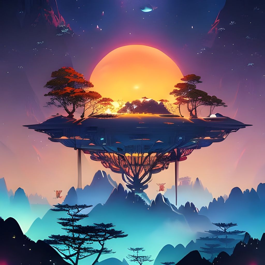 Magical Moon Treehouse on Moon Mountain