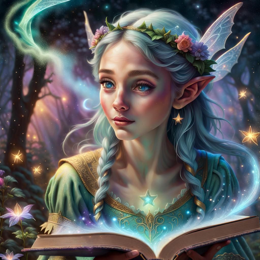 A magical book came to life