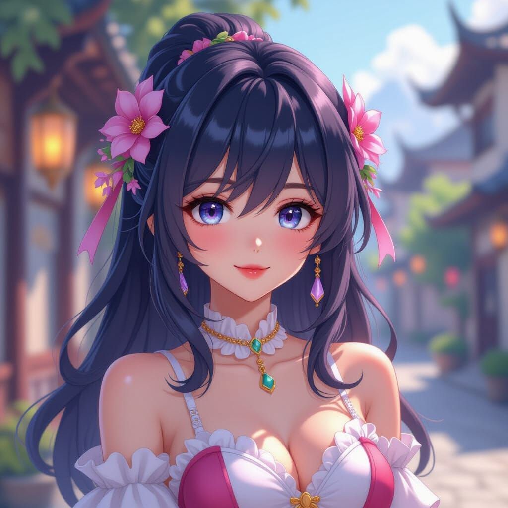 Callie in Vibrant 3D Anime Style