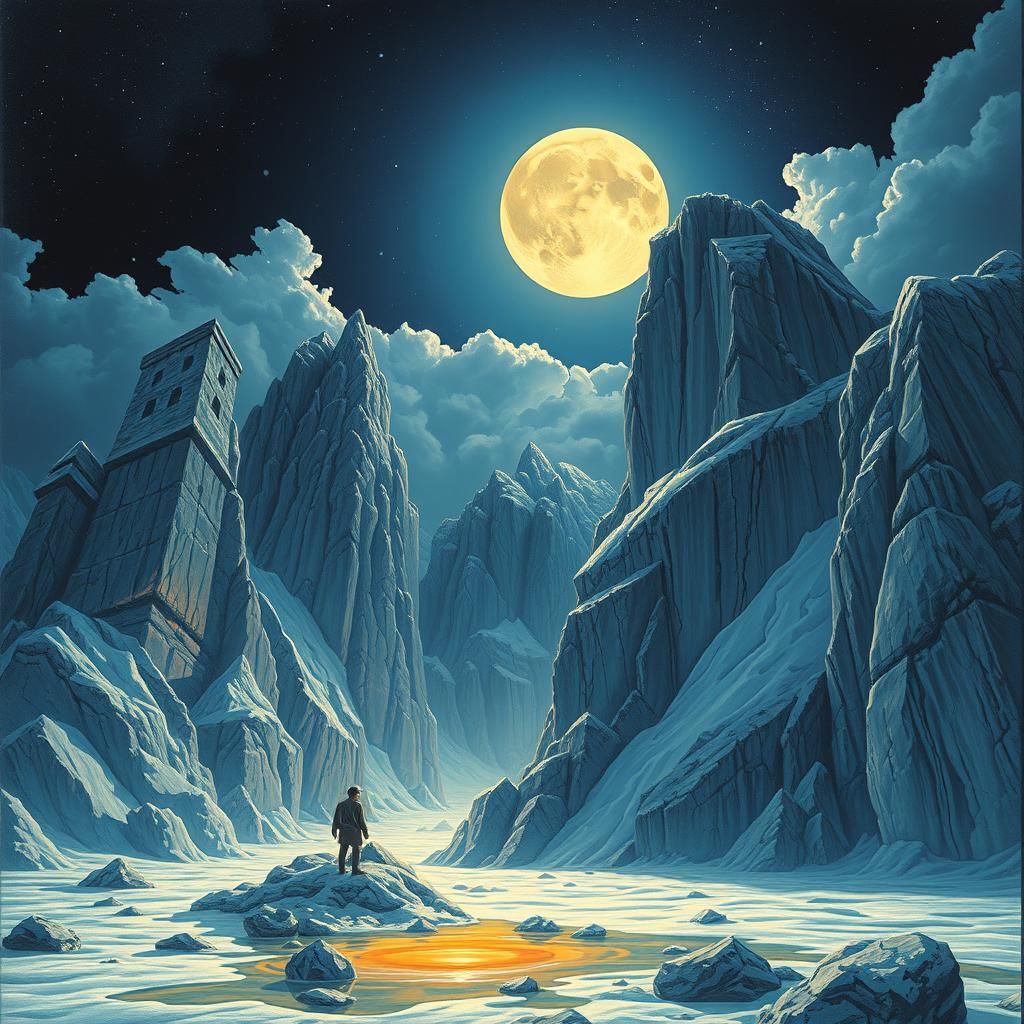 Surreal Comic Book Art: Immortal Air and Stone