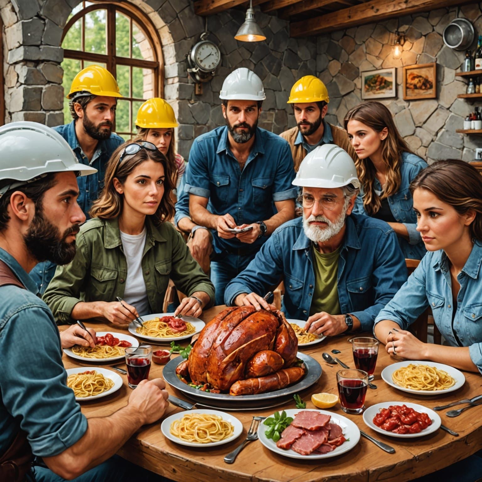 Italian Geologists Feast: Professional Portrait Photography