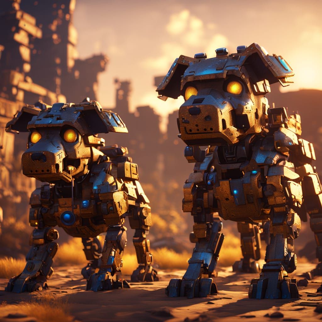 Roblox Combat Walkers in Ruined Fantasy Landscape