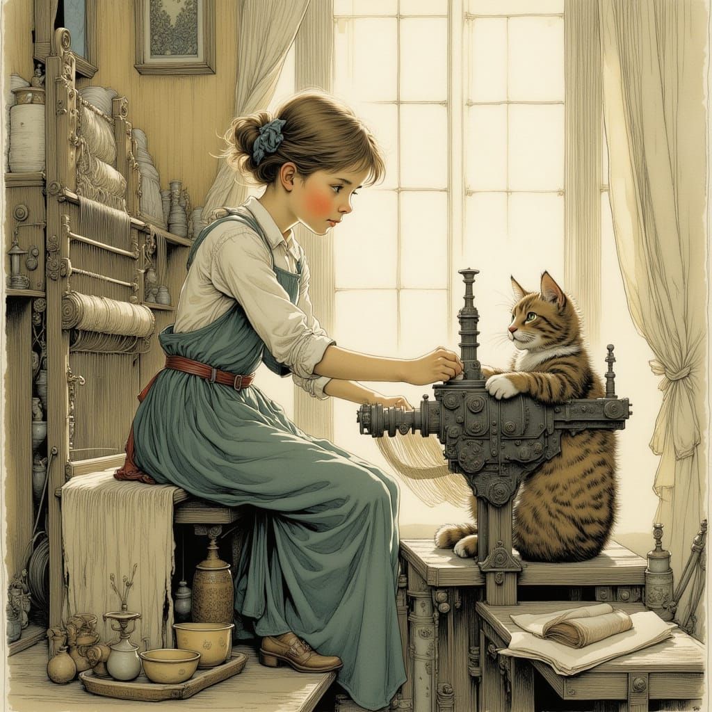 cat is not much of a helper