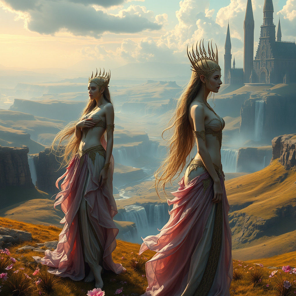 Surrealistic Fantasy Women in Hyper-Realistic HD