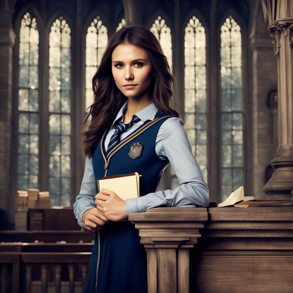 Nina Dobrev as Ravenclaw Student at Hogwarts