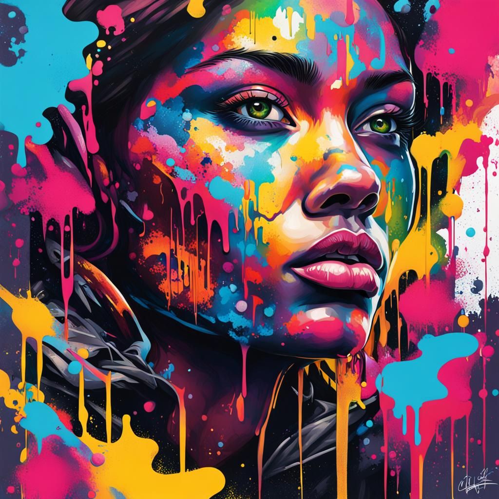 Vision of Women 2024: Graffiti Splash Art
