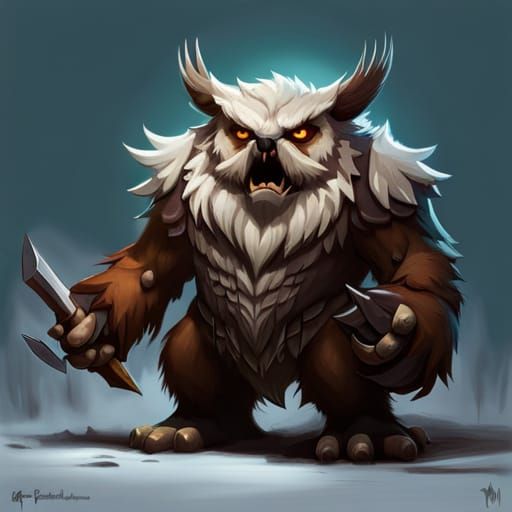 Owlbear angry it rolled a nat 1