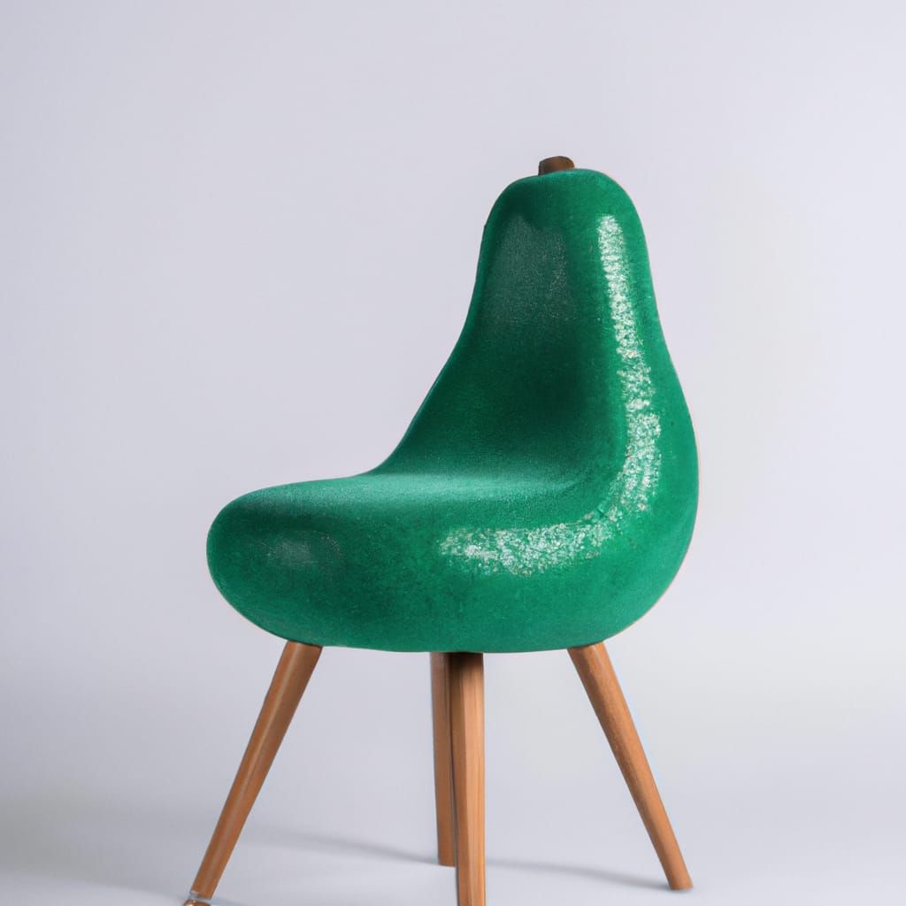 an avocado chair