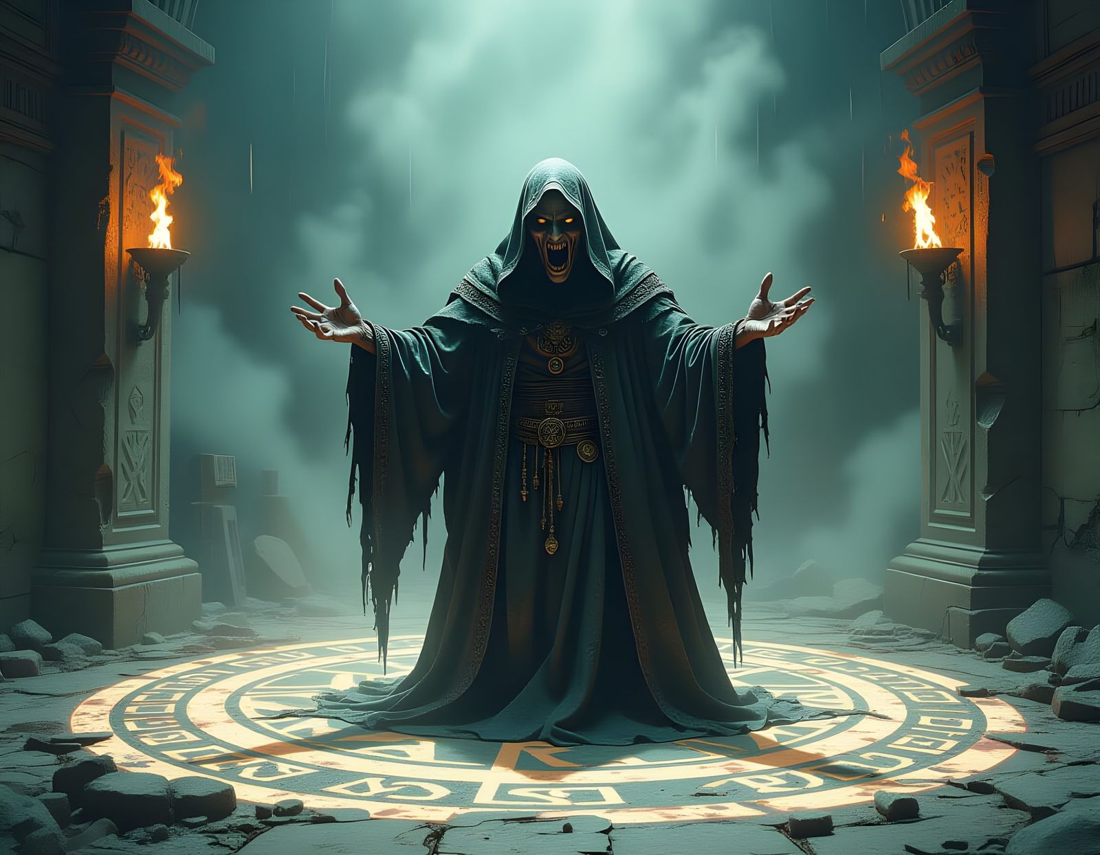 Lovecraftian Demon Summoning Gone Wrong in Mumford Style